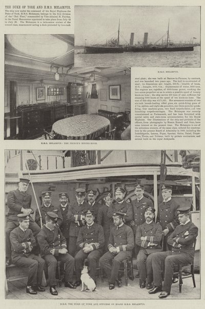 约克公爵和HMS Melampus 作者 English Photographer
