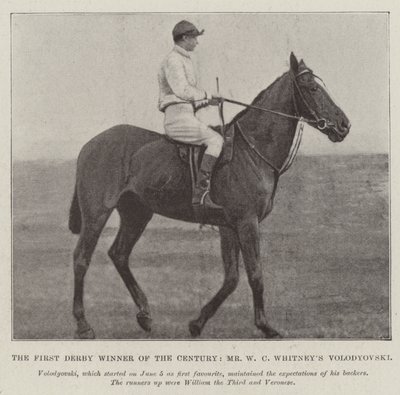 世纪第一德比冠军，WC Whitneys Volodyovski先生 作者 英国摄影师