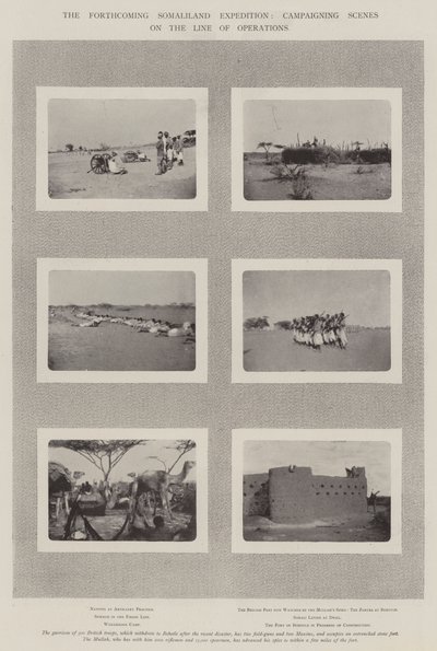 即将到来的索马里兰探险队，在战线上开展战役 作者 English Photographer