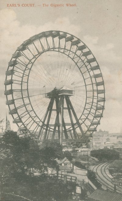 巨型车轮，Earls Court，伦敦 作者 英国摄影师
