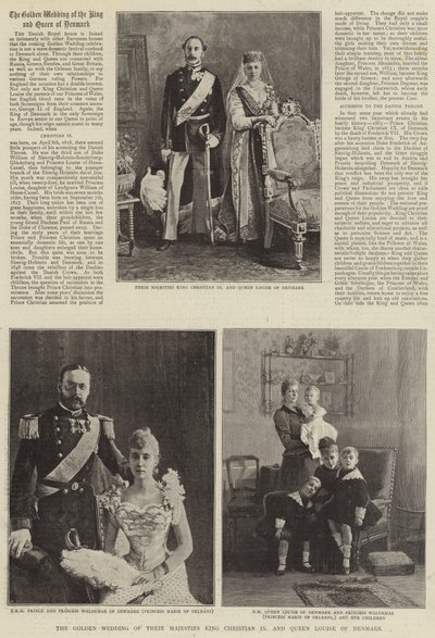 陛下国王克里斯蒂安九世和丹麦女王路易斯的金色婚礼 作者 English Photographer