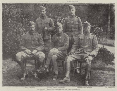 帝国Yeomanry，第一特遣队的官员 作者 英国摄影师