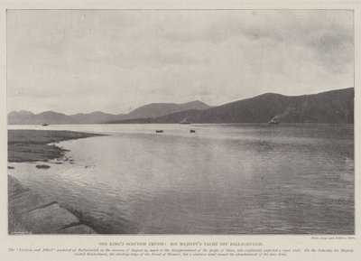 国王苏格兰游轮，他的Majestys游艇离开Ballachulish 作者 英国摄影师