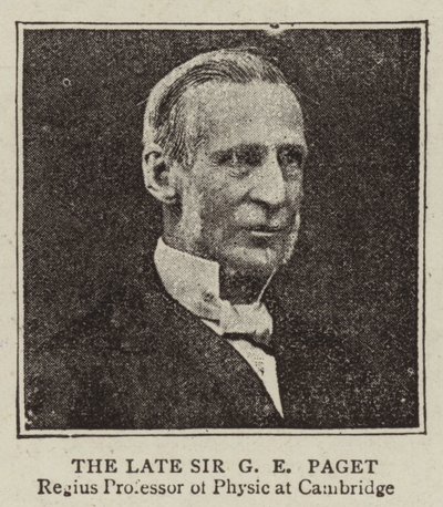 已故的GE Sir Paget 作者 英国摄影师