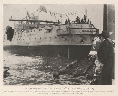 7月17日在Blackwall推出HMS Cornwallis 作者 英国摄影师