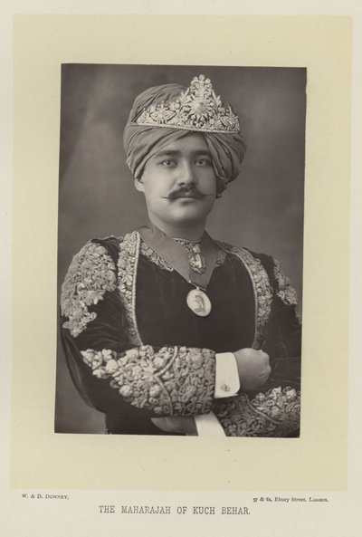 Kuch Behar的Maharajah 作者 英国摄影师