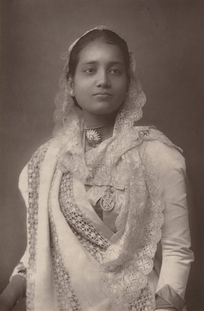 Kuch Behar的Maharani 作者 英国摄影师