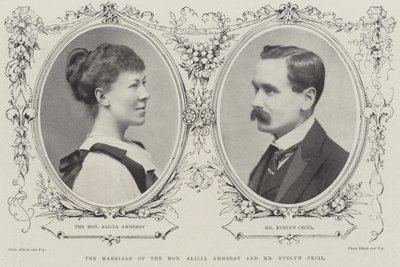 Alicia Amherst阁下和Evelyn Cecil先生的婚礼 作者 英国摄影师