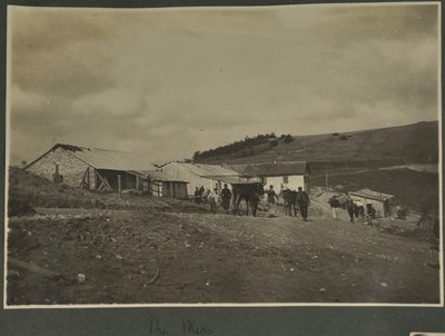 混乱，可能是在1915年在孚日建立的Sound Ranging训练站 作者 英国摄影师