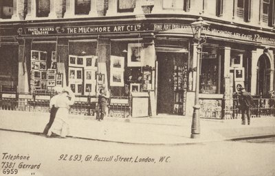 Muchmore Art Co Ltd，92 und 93，Great Russell Street，London，WC 作者 英国摄影师