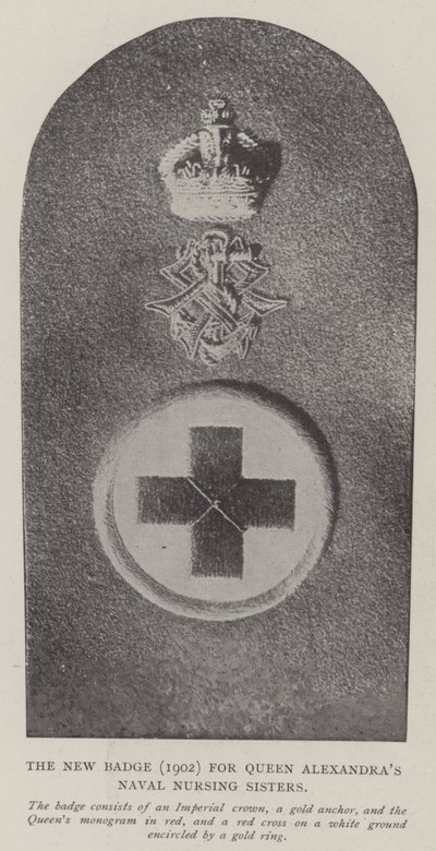女王亚历山德拉斯海军护理姐妹的新徽章（1902年） 作者 英国摄影师