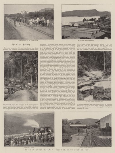 从马塔迪到斯坦利游泳池的新刚刚铁路 作者 English Photographer