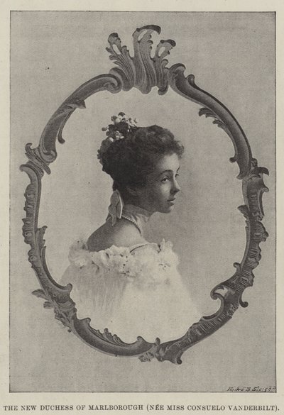 马尔堡新公爵夫人（nee Consuelo Vanderbilt小姐） 作者 英国摄影师