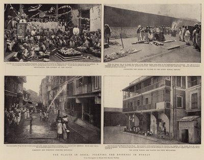 印度的瘟疫，在孟买抗击流行病 作者 English Photographer