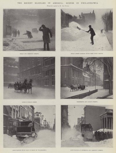 美国最近的暴风雪，费城的场景 作者 English Photographer