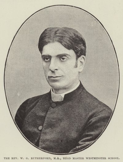 WG Rutherford牧师，马萨诸塞州威斯敏斯特大学校长 作者 英国摄影师