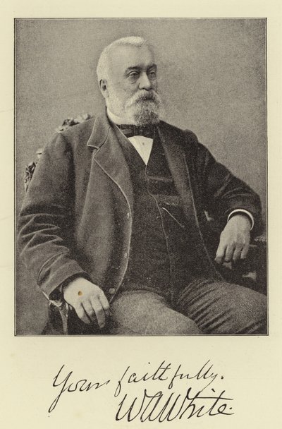 正确的William White先生，GCB，女王陛下驻土耳其大使 作者 英国摄影师