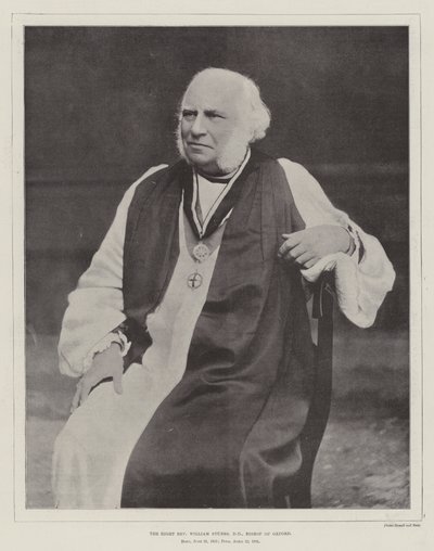 正确的牧师William Stubbs，DD，牛津主教 作者 英国摄影师