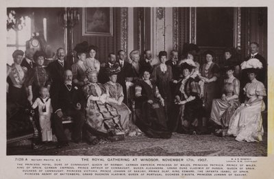 1907年11月17日，温莎皇家集会 作者 英国摄影师