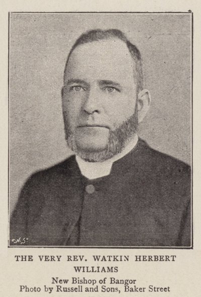The Very Reverend Watkin Herbert Williams 作者 英国摄影师