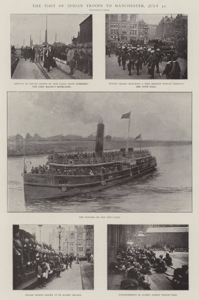 印度军队访问曼彻斯特，7月31日 作者 English Photographer