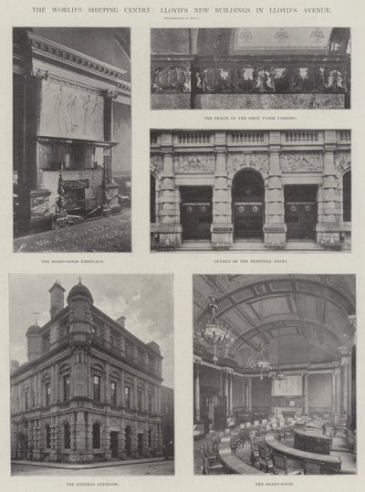 世界航运中心，劳埃德大道的劳埃德新建筑 作者 English Photographer