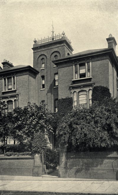 Theodore Watts-Dunton（1832-1914）在Putney Hill的故乡 作者 英国摄影师