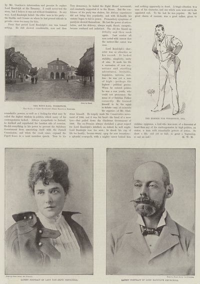 已故的Lord Randolph Churchill 作者 英国摄影师