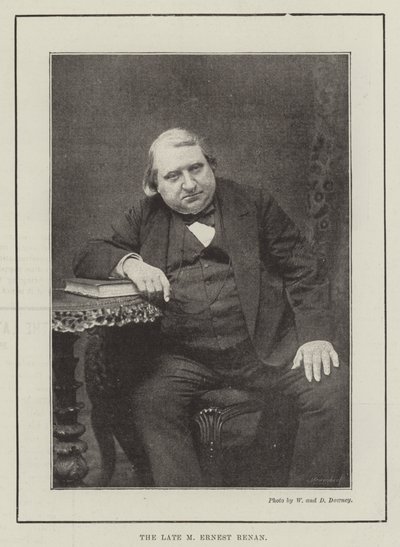 已故的M Ernest Renan 作者 英国摄影师