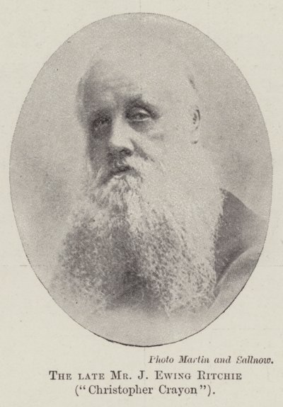已故的J Ewing Ritchie先生，Christopher Crayon 作者 英国摄影师