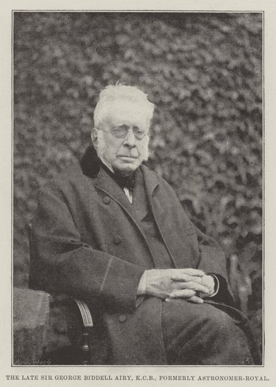 已故爵士George Biddell Airy，KCB，前天文学家 - 皇家 作者 英国摄影师