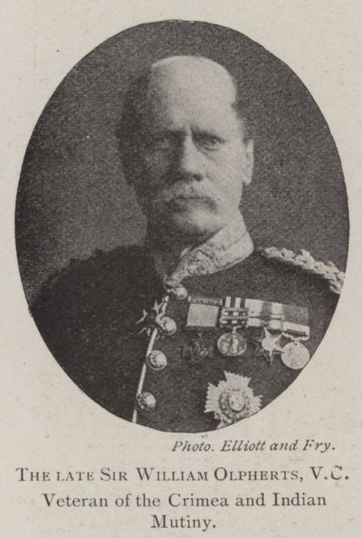 已故的William Olpherts先生，VC，克里米亚和印度叛变的退伍军人 作者 英国摄影师