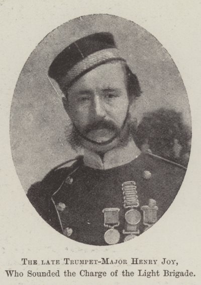 已故的小号大师亨利·乔伊（Henry Joy）吹响了轻型旅的指挥官 作者 英国摄影师