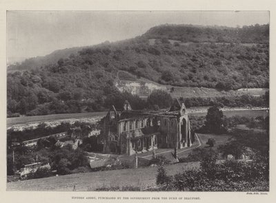 Tintern Abbey，由政府从Beaufort公爵手中购买 作者 English Photographer