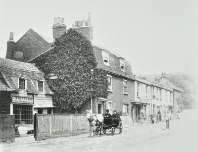 托恩瑟姆巷，Hornsey：正面高度，1890年 作者 英国摄影师