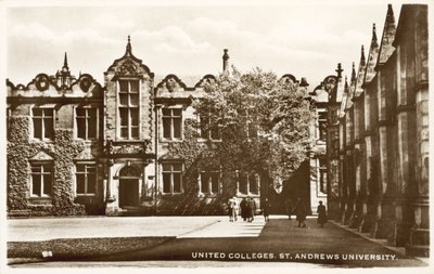 苏格兰圣安德鲁斯大学联合学院(黑白照片) 作者 英国摄影师