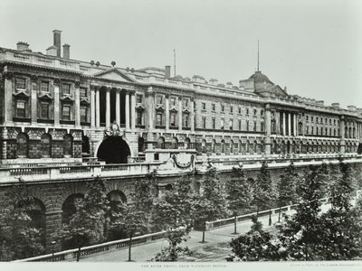 Victoria Embankment，Westminster LB：Somerset House，海拔维多利亚堤防，1896年 作者 英国摄影师