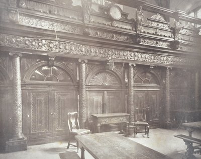 格雷斯旅馆大厅，伦敦，1885年的视图 作者 英国摄影师