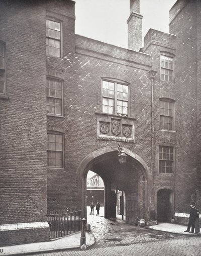 Lincolns Inn Gateway，伦敦，1876年的视图 作者 英国摄影师