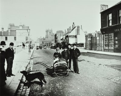旺兹沃思大街：向西看，1890年 作者 英国摄影师
