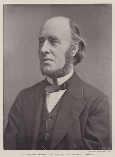 都柏林大学的William Edward Hartpole Lecky，LLD，DCL，MP 作者 英国摄影师