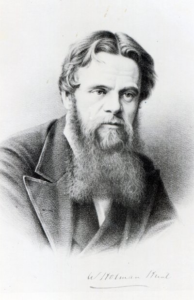 威廉霍尔曼亨特，照片后雕刻，1865年 作者 英国摄影师