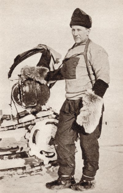William Lashly，来自ERGR Evans的&39;South With Scott&39;，c.1910-13（bw photo） 作者 英国摄影师