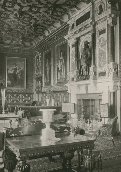 冬季客厅，Hatfield House 作者 英国摄影师