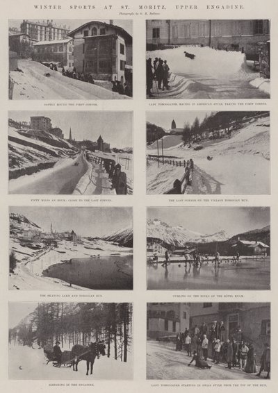 冬季运动在圣莫里茨，上恩嘎丁 作者 English Photographer