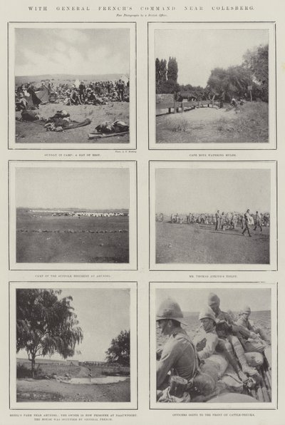 在Colesberg附近的General Frenchs Command 作者 English Photographer