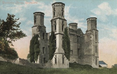 Wothorpe Towers，剑桥郡雅各布式小屋的废墟（照片）。 作者 英国摄影师