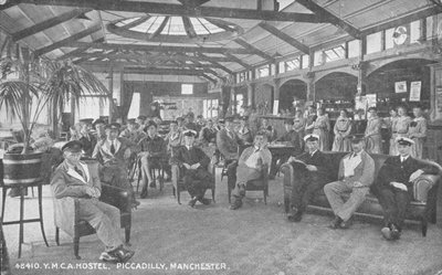 YMCA Hostel，Piccadilly，Manchester，c.1910 作者 英国摄影师