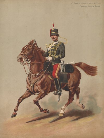 第11任王子Alberts Own Hussars，Trooper，Review Order 作者 英语学校