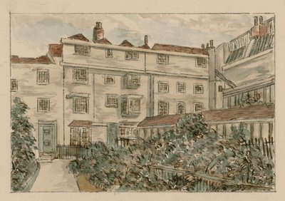 霍尔伯恩菲尔特巷13-15 Nevills Court，1900年草图（纸上写着） 作者 英语学校